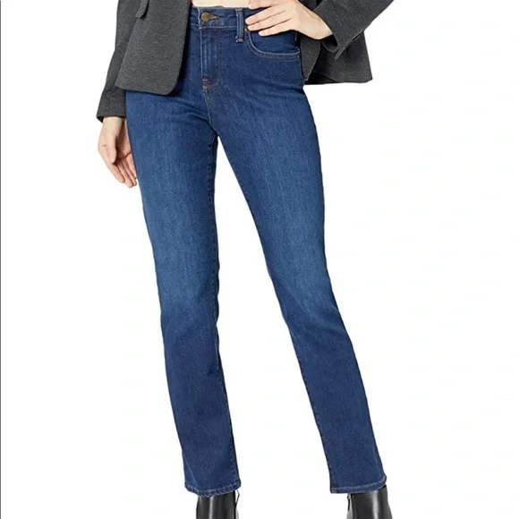 NYDJ Sheri slim leg mid rise jeans 4 - Picture 1 of 12